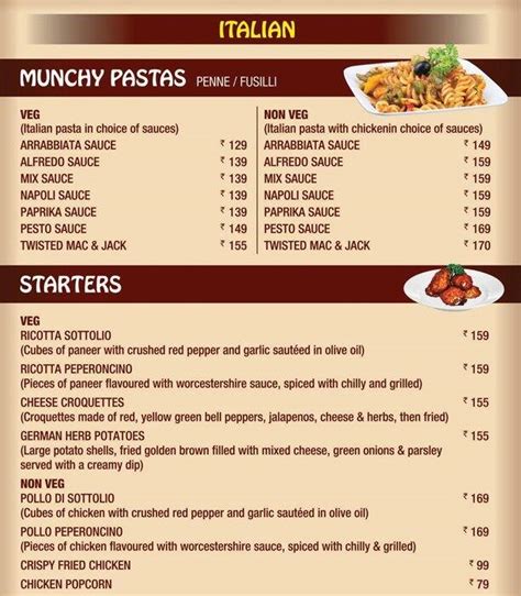 munchpunch|munch a lunch menu.